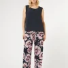 Marina Rinaldi Pantalon en satin BLEUNUIT Outlet
