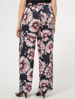 Marina Rinaldi Pantalon en satin BLEUNUIT Outlet