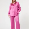 Marina Rinaldi Pantalon en satin fluide VIEUXROSE Outlet