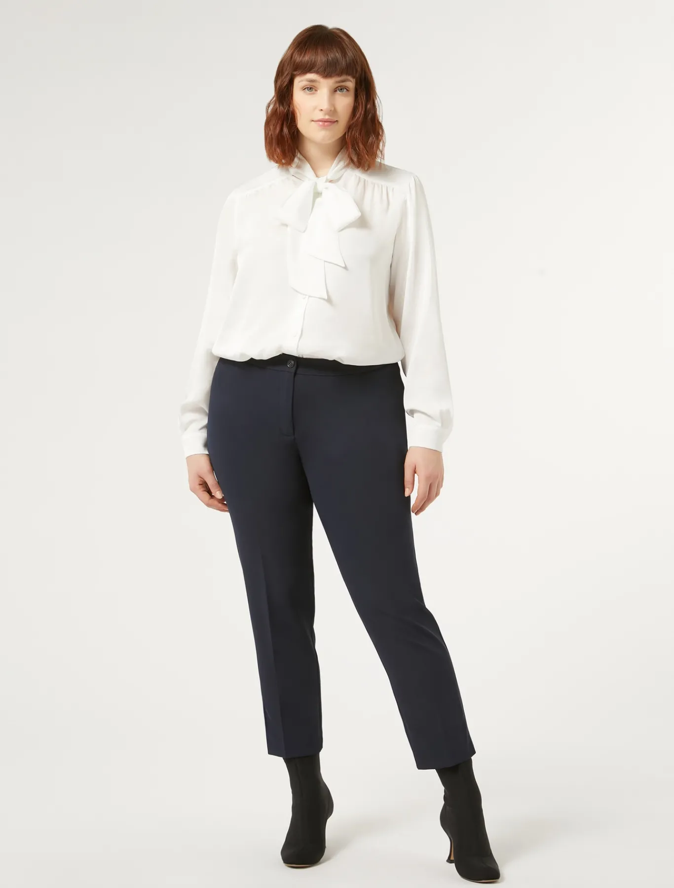 Marina Rinaldi Pantalon en sergé BLEUNUIT Discount