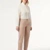 Marina Rinaldi Pantalon en sergé MAUVE New