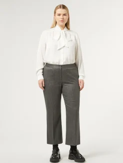 Marina Rinaldi Pantalon en sergé GRISMOYEN Online