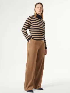 Marina Rinaldi Pantalon en sergé NOISETTE Fashion