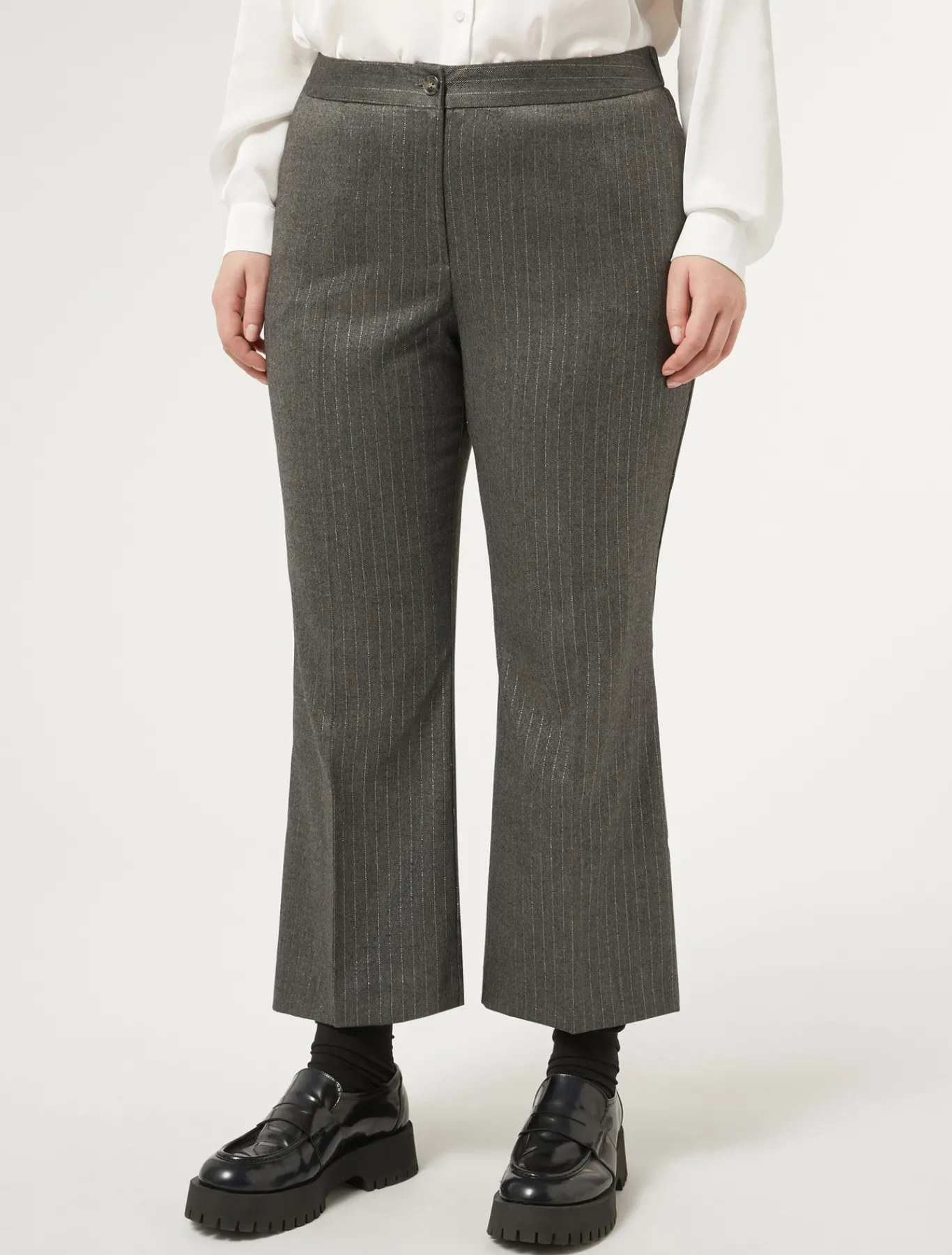 Marina Rinaldi Pantalon en sergé GRISMOYEN Online