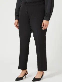 Marina Rinaldi Pantalon en sergé NOIR Best