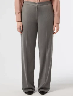 Marina Rinaldi Pantalon en sergé GRISMOYEN New