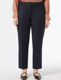 Marina Rinaldi Pantalon en sergé BLEUNUIT Clearance