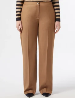 Marina Rinaldi Pantalon en sergé NOISETTE Fashion