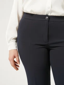 Marina Rinaldi Pantalon en sergé BLEUNUIT Discount