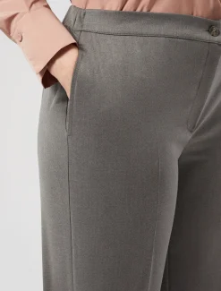 Marina Rinaldi Pantalon en sergé GRISMOYEN New
