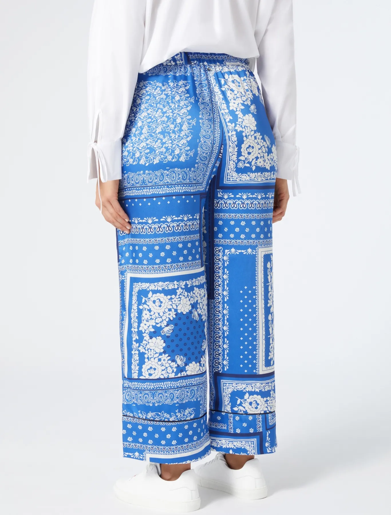 Marina Rinaldi Pantalon en sergé AZURE Sale
