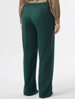 Marina Rinaldi Pantalon en sergé VERTFONCE' Online