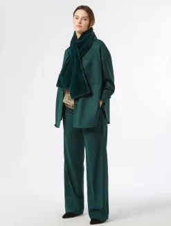 Marina Rinaldi Pantalon en sergé VERTFONCE' Online