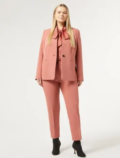 Marina Rinaldi Pantalon en sergé TERRECUITE Hot