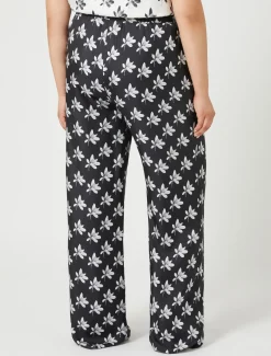 Marina Rinaldi Pantalon en sergé de soie NOIR Outlet