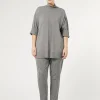 Marina Rinaldi Pantalon en sergé de viscose mélangée NOIR Best