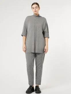 Marina Rinaldi Pantalon en sergé de viscose mélangée NOIR Best