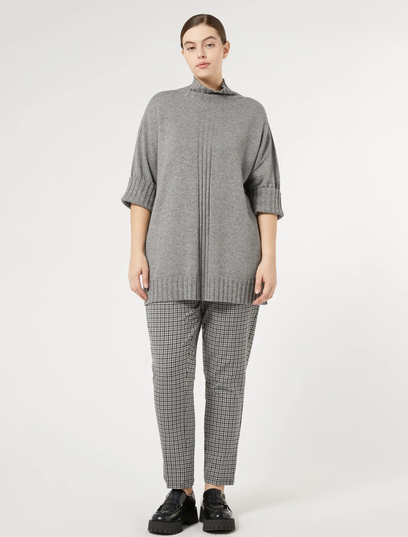 Marina Rinaldi Pantalon en sergé de viscose mélangée NOIR Best