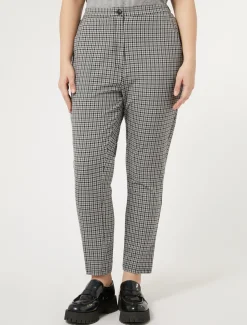 Marina Rinaldi Pantalon en sergé de viscose mélangée NOIR Best