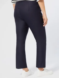 Marina Rinaldi Pantalon en sergé de viscose BLEU Fashion