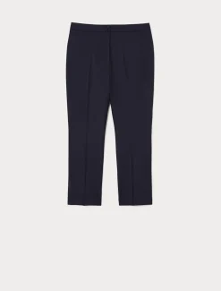 Marina Rinaldi Pantalon en sergé de viscose BLEU Fashion