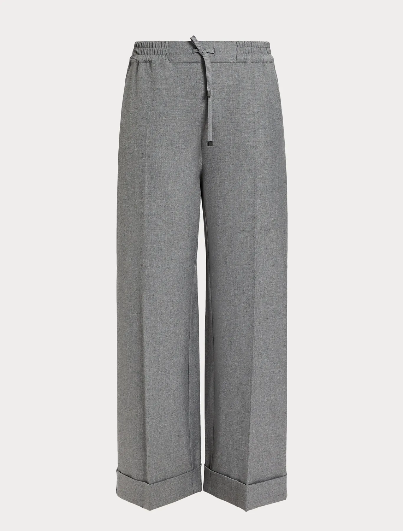 Marina Rinaldi Pantalon en sergé de viscose mélangée GRISMOYEN Hot