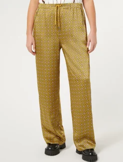 Marina Rinaldi Pantalon en sergé imprimé OCRE Fashion