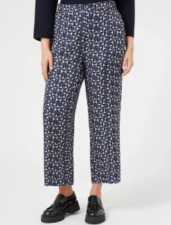 Marina Rinaldi Pantalon en sergé imprimé BLEUMARINE Sale