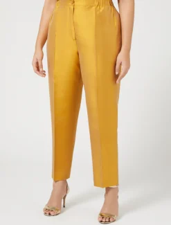 Marina Rinaldi Pantalon en shantung de pure soie OR Outlet