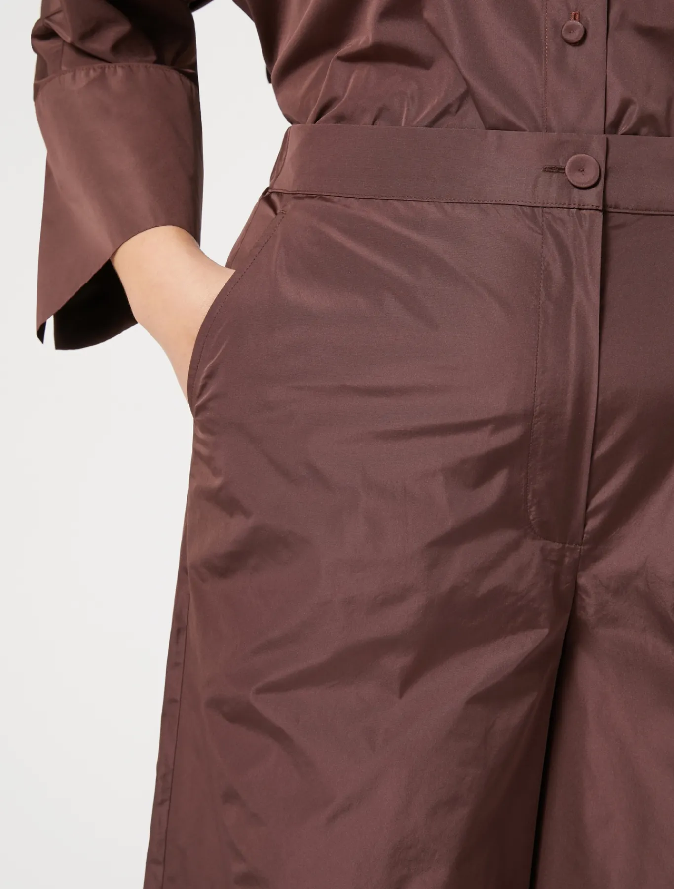 Marina Rinaldi Pantalon en taffetas FARD New
