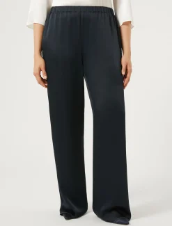Marina Rinaldi Pantalon en tissu bouclé brillant BLEUNUIT Online