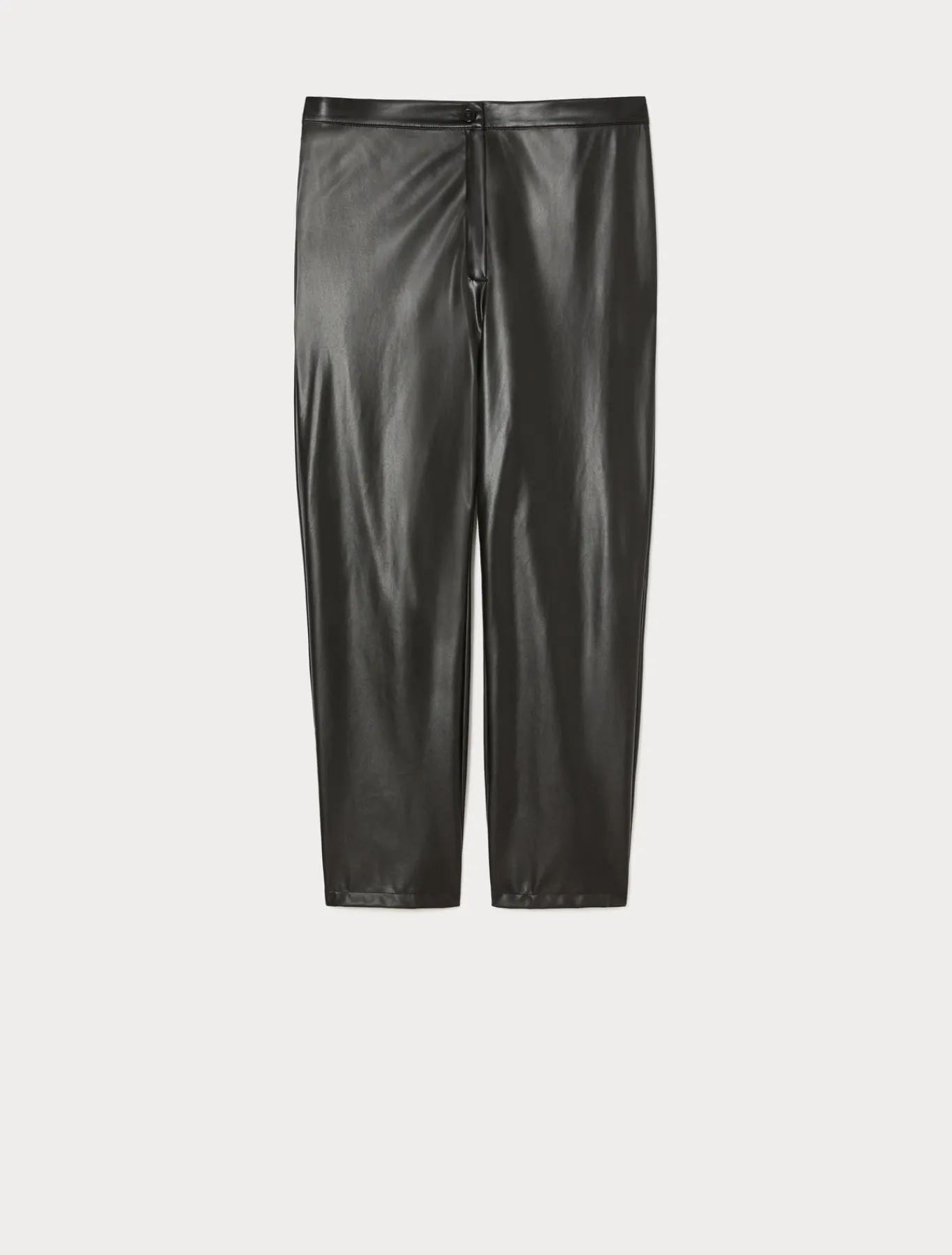 Marina Rinaldi Pantalon en tissu enduit NOIR Online