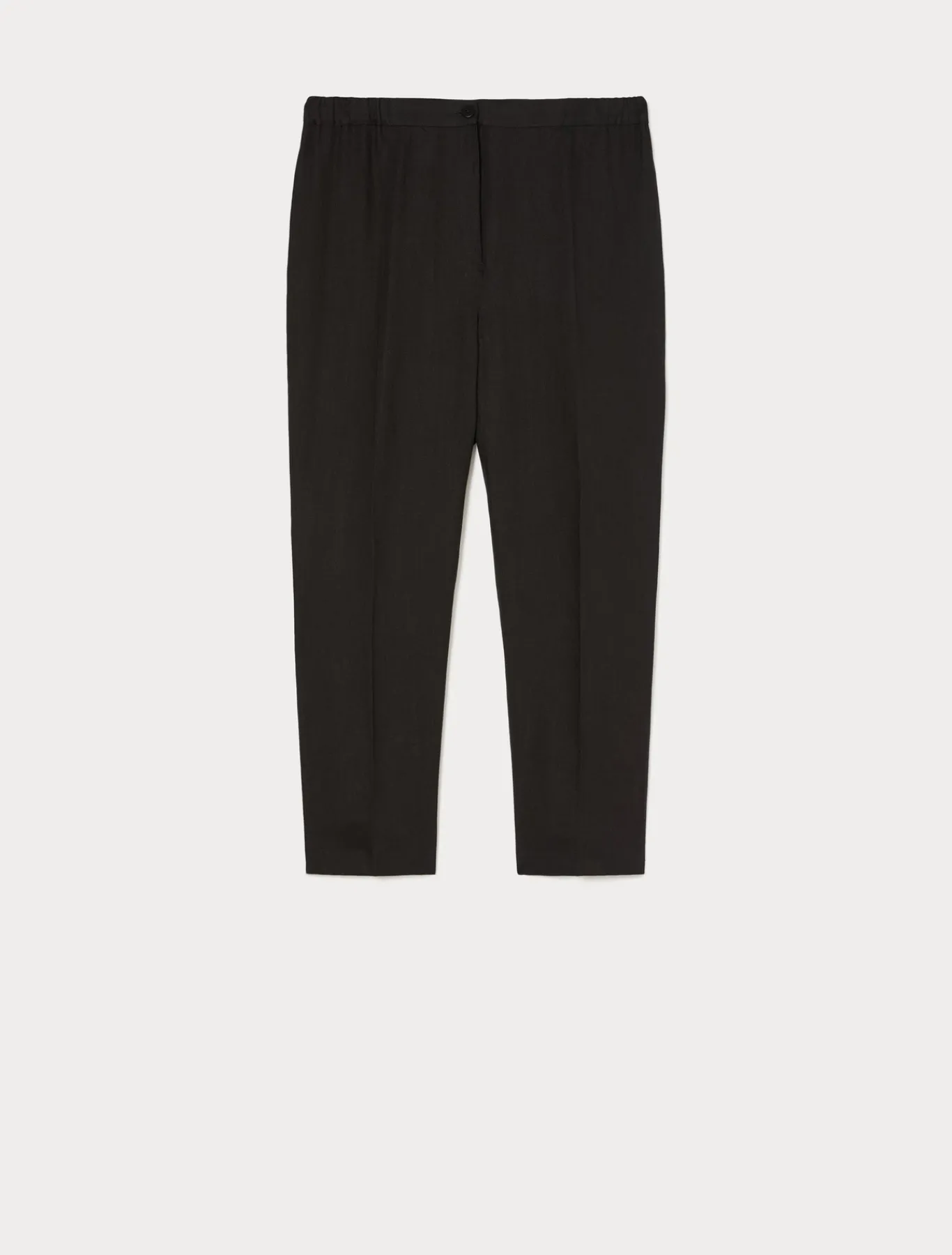 Marina Rinaldi Pantalon en tissu enduit NOIR New