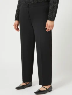 Marina Rinaldi Pantalon en tissu technique NOIR Discount