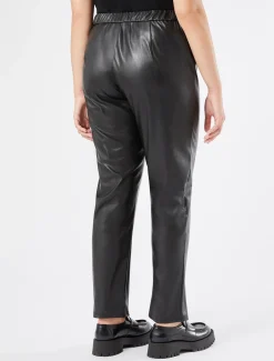 Marina Rinaldi Pantalon en tissu technique NOIR Best