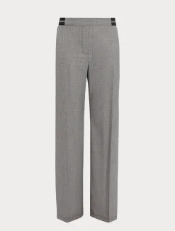 Marina Rinaldi Pantalon en tissu teint en fil et lurex NOIR Outlet