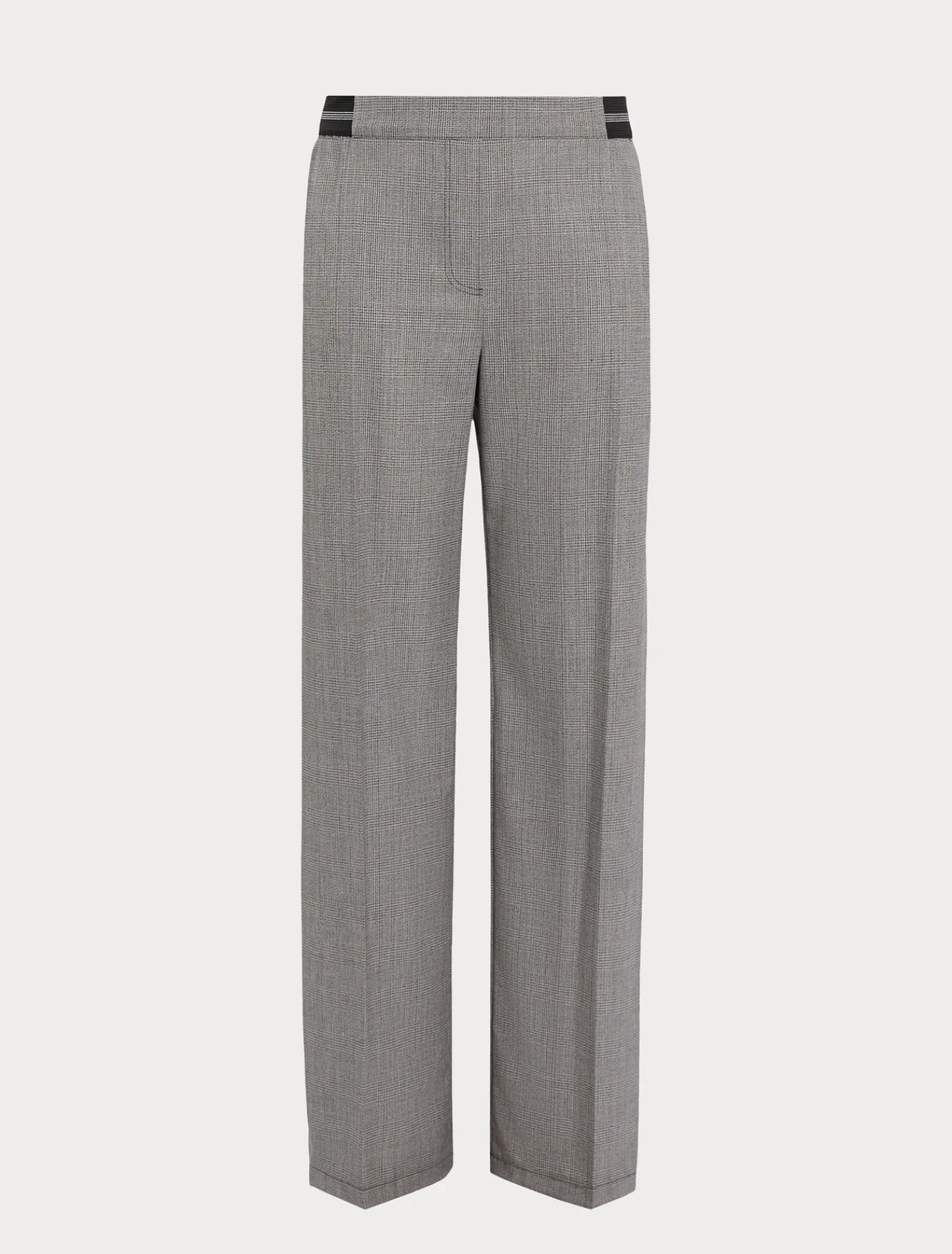 Marina Rinaldi Pantalon en tissu teint en fil et lurex NOIR Outlet