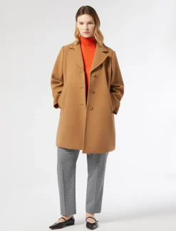 Marina Rinaldi Pantalon en tissu teint en fil BLEUMARINE Sale