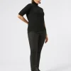 Marina Rinaldi Pantalon en toile de coton NOIR New