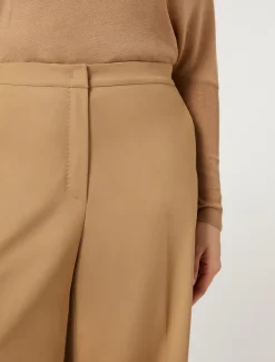 Marina Rinaldi Pantalon en toile de coton mélangé OR New