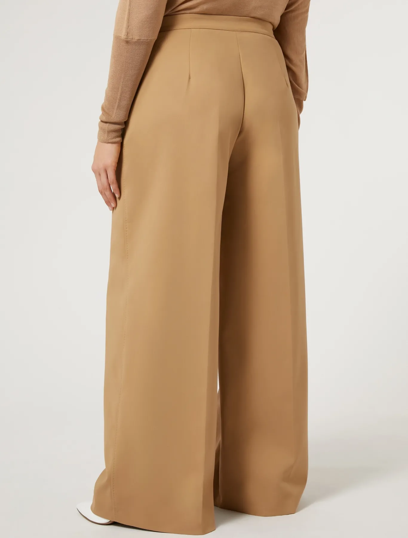 Marina Rinaldi Pantalon en toile de coton mélangé OR New