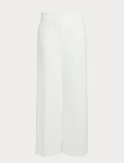 Marina Rinaldi Pantalon en toile de coton mélangé BLANC Hot