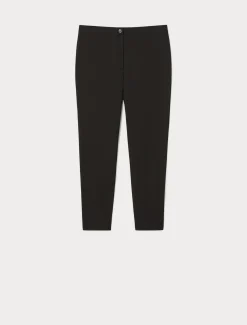 Marina Rinaldi Pantalon en toile de coton NOIR New