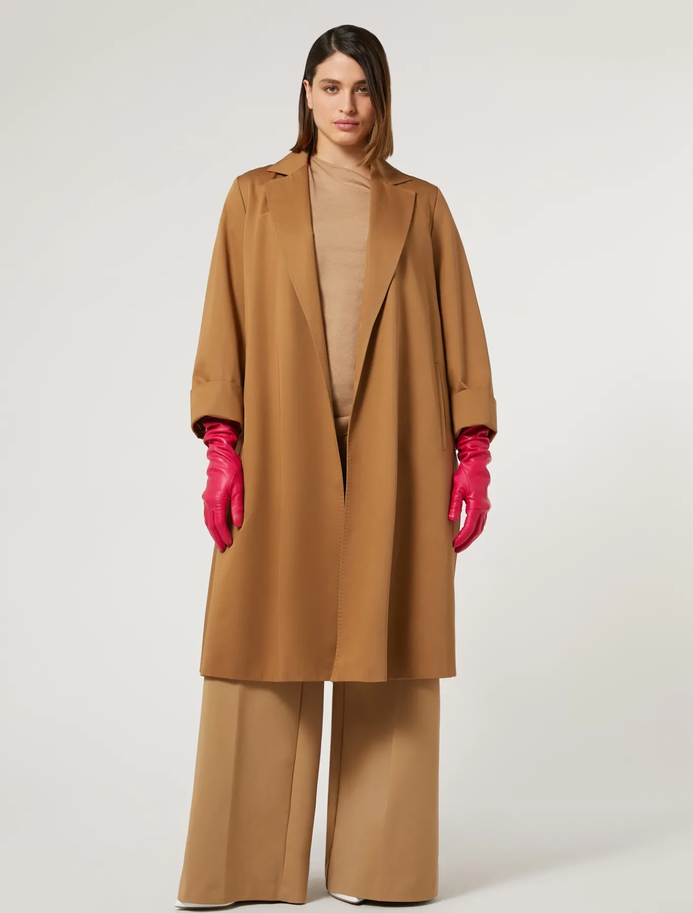 Marina Rinaldi Pantalon en toile de coton mélangé OR New
