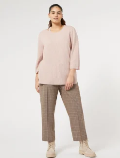 Marina Rinaldi Pantalon en toile de laine FARD Online