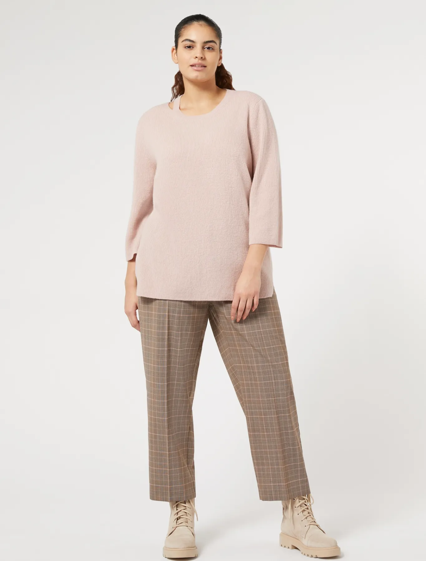 Marina Rinaldi Pantalon en toile de laine FARD Online