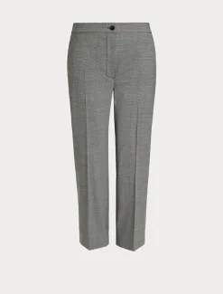 Marina Rinaldi Pantalon en toile de laine NOIR Discount