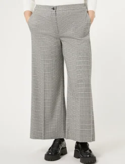 Marina Rinaldi Pantalon en toile de viscose NOIR Outlet