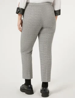 Marina Rinaldi Pantalon en toile technique et viscose NOIR Hot
