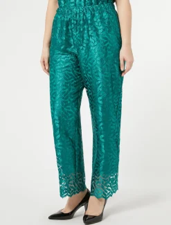 Marina Rinaldi Pantalon en tulle brodé JADE Sale